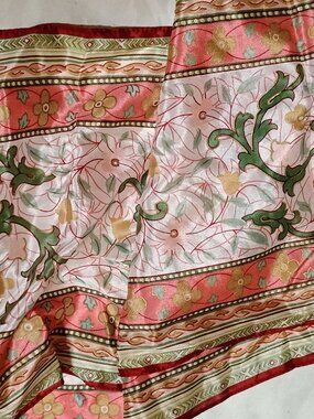Vintage Oscar De LaRenta Silk Scarf